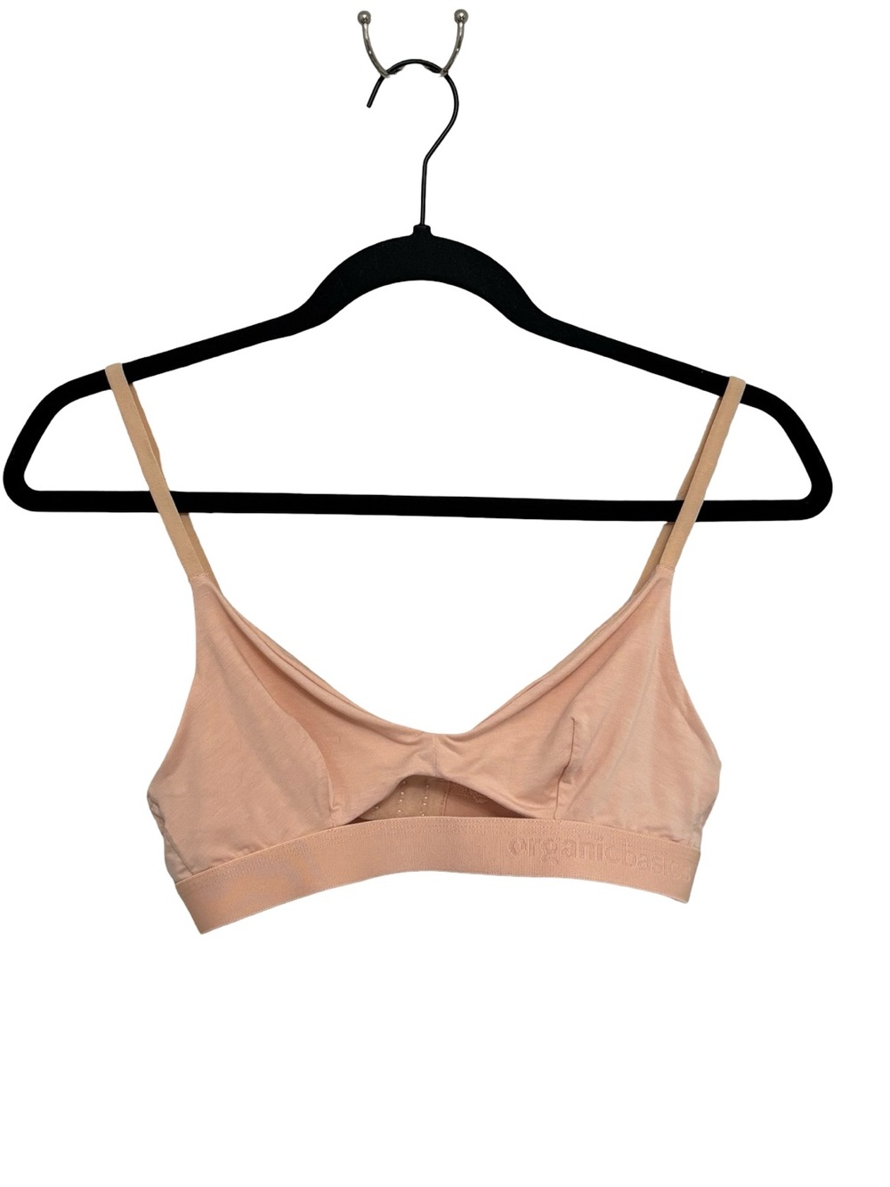 Organic Basics Tencel Bralette in Peach - Size S